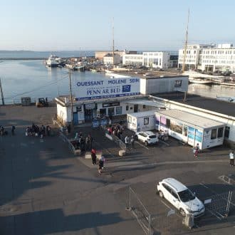 Vue actuelle de la gare maritime de Brest