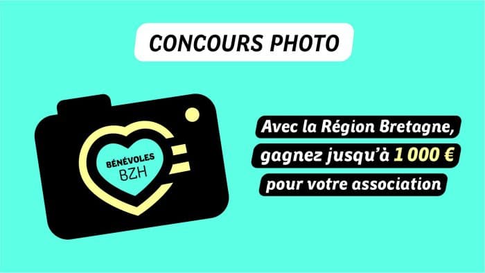 Concours photo - Avec la Région Bretagne, gagnez jusqu'à 1000€ pour votre association