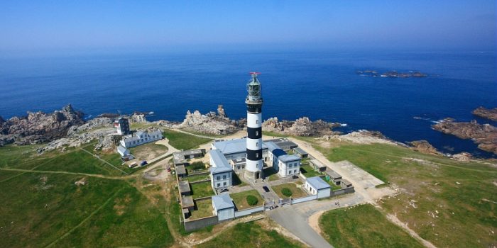 Vue aérienne de Ouessant