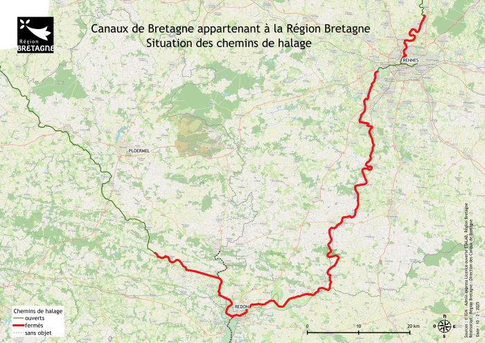 Chemins de halage réouverts